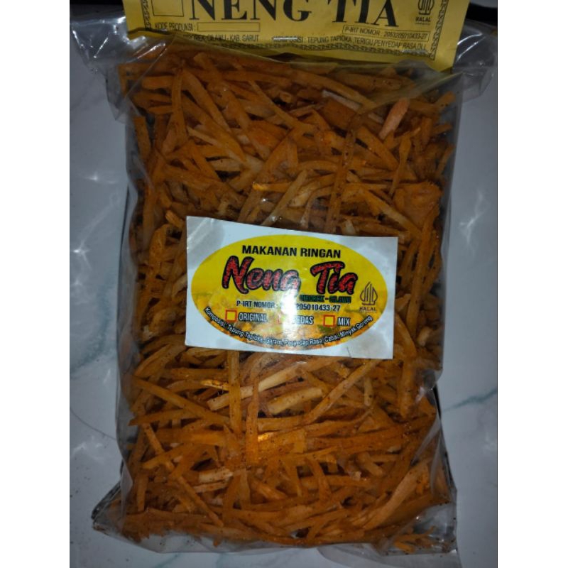 

PIKDA/KRIPIK LADA/ KRIPIK PEDAS /KRIPIK SINGKONG STIK 250 GR