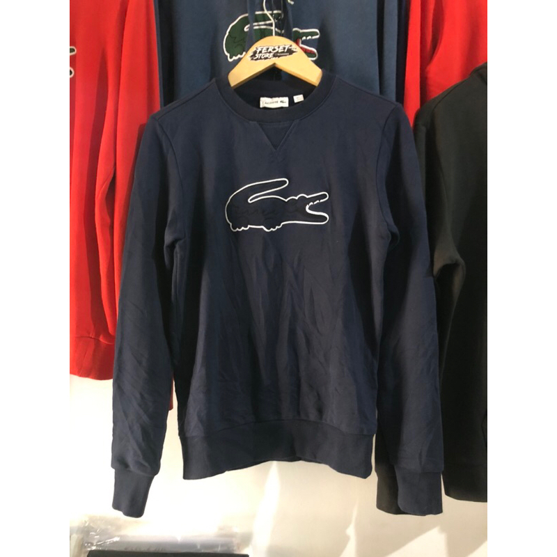 Hoodie Lacoste Navy on Navy