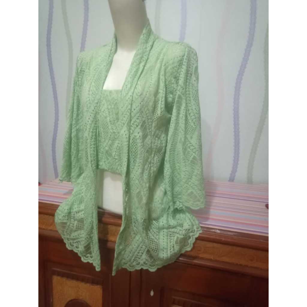 Atasan baju kebaya brukat sofiya jumbo kutubaru bali