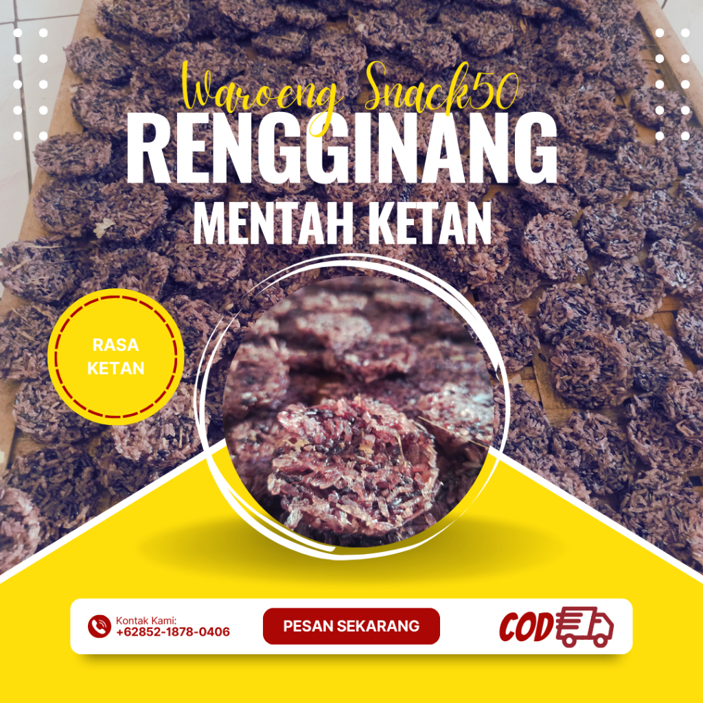 

RENGGINANG MENTAH 500 gram - Rengginang Ketan