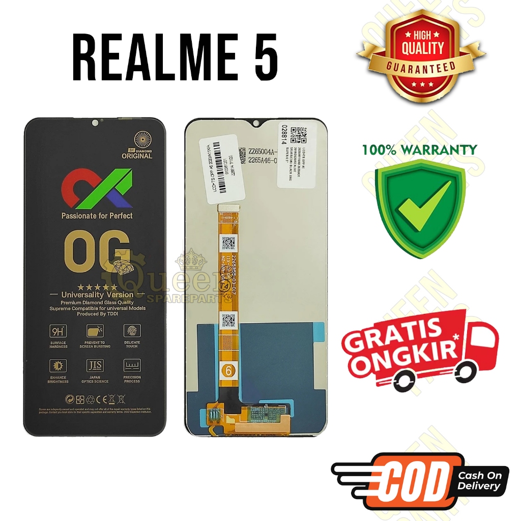 Lcd Touchscreen REALME 5 Original OEM Lcd REALME 5