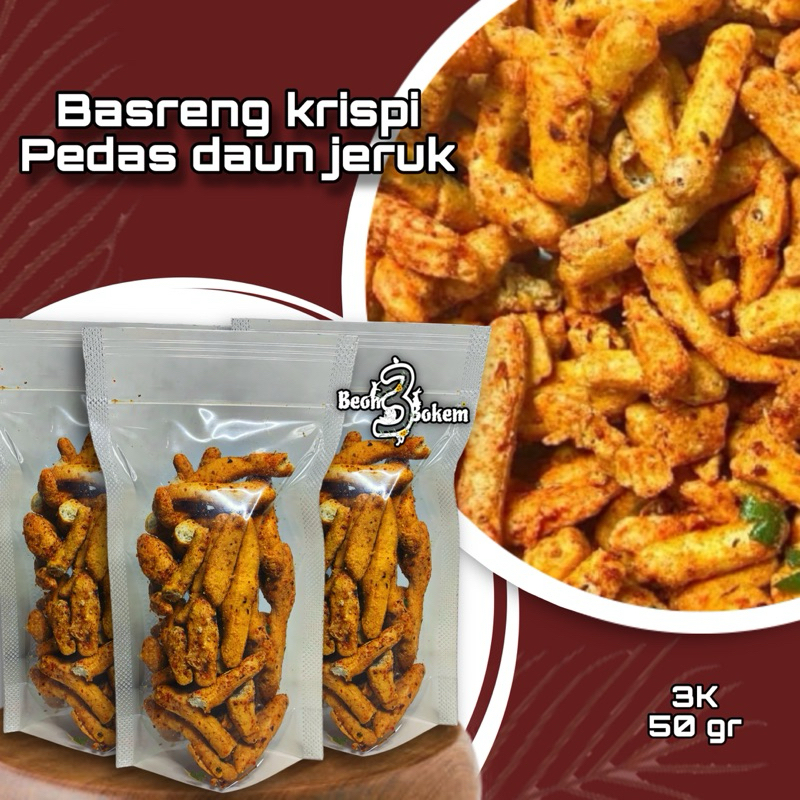 

basreng sangat renyah PEDAS DAUN JERUK ( harap CO packing tambahan )