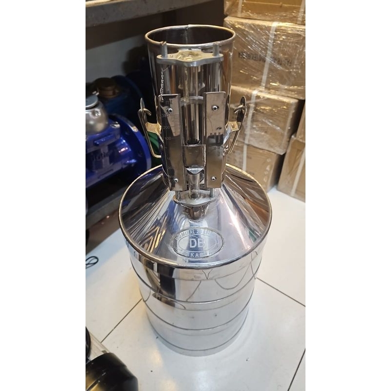 BEJANA TERA UKUR 20 LITER ALAT SPBU STAINLESS
