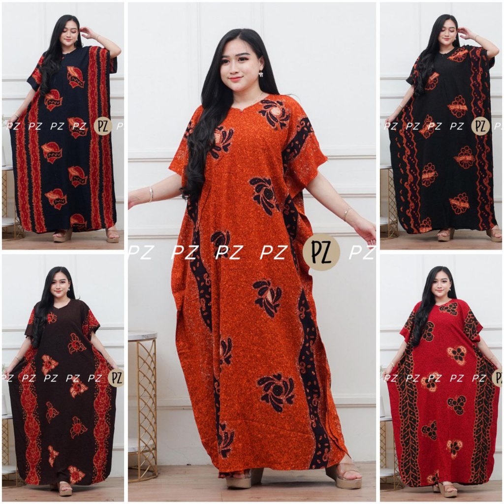 batik putri zahro daster kalong jumbo batik cap asli motif terbaru elmira daster kalong panjang rayo