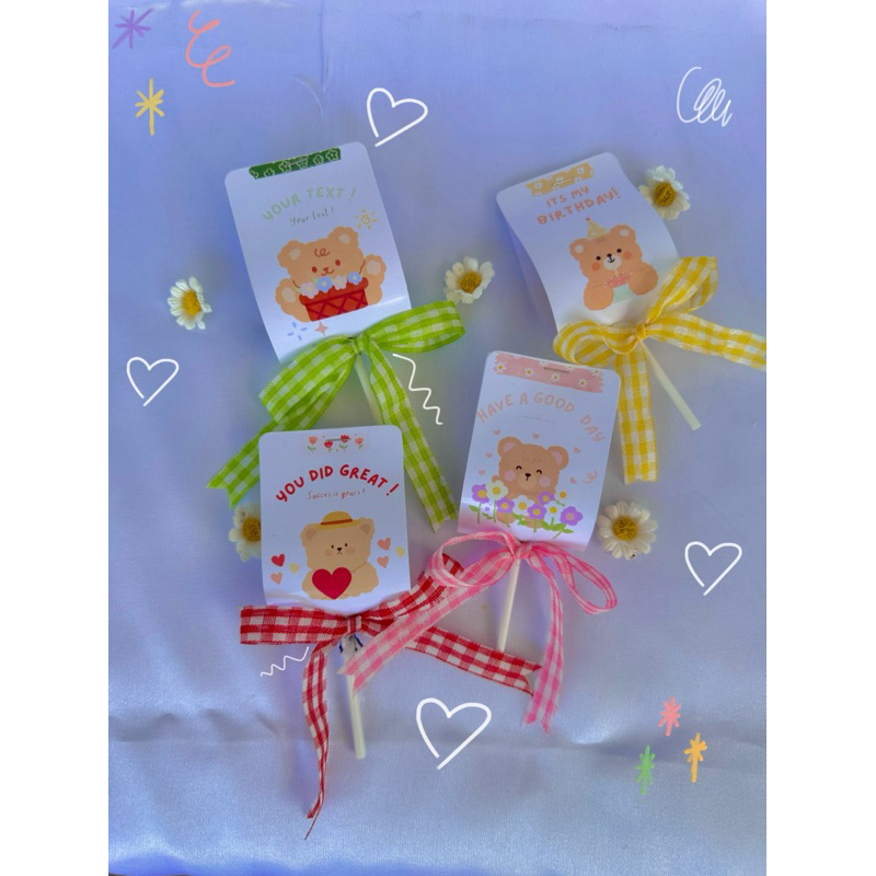 

Mini gift/ freebies/ hampers snack /mini gift murah / minigift custom ( candy card )