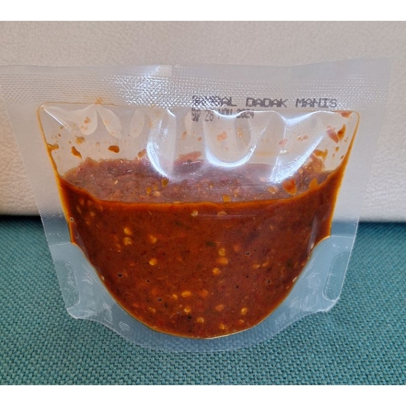 

Sambal Dadak Manis tanpa terasi pouch 500 gram