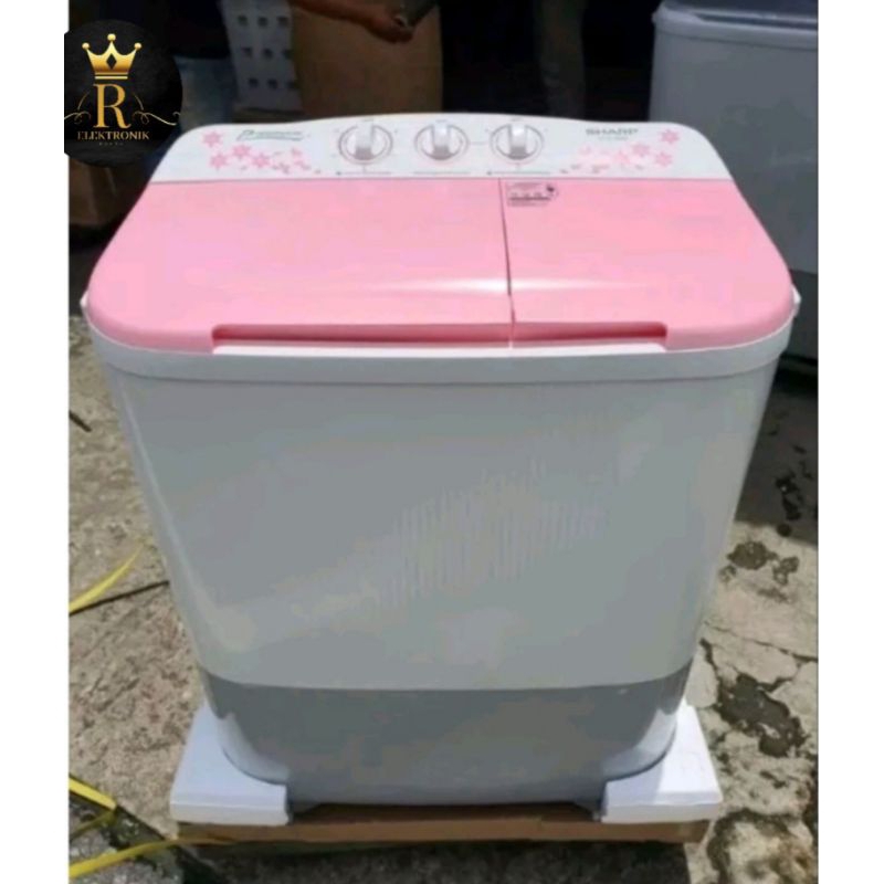 MESIN CUCI 2 TABUNG SHARP ES-T70MW /70MW