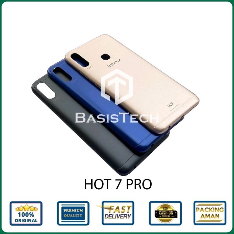 BACKDOOR BACKCOVER TUTUP BELAKANG INFINIX HOT 7 PRO X625 ORIGINAL