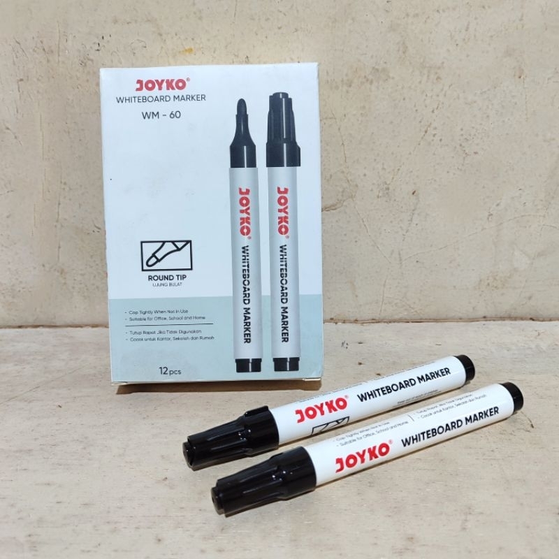 

1 Pcs Spidol White Board Hitam JOYKO