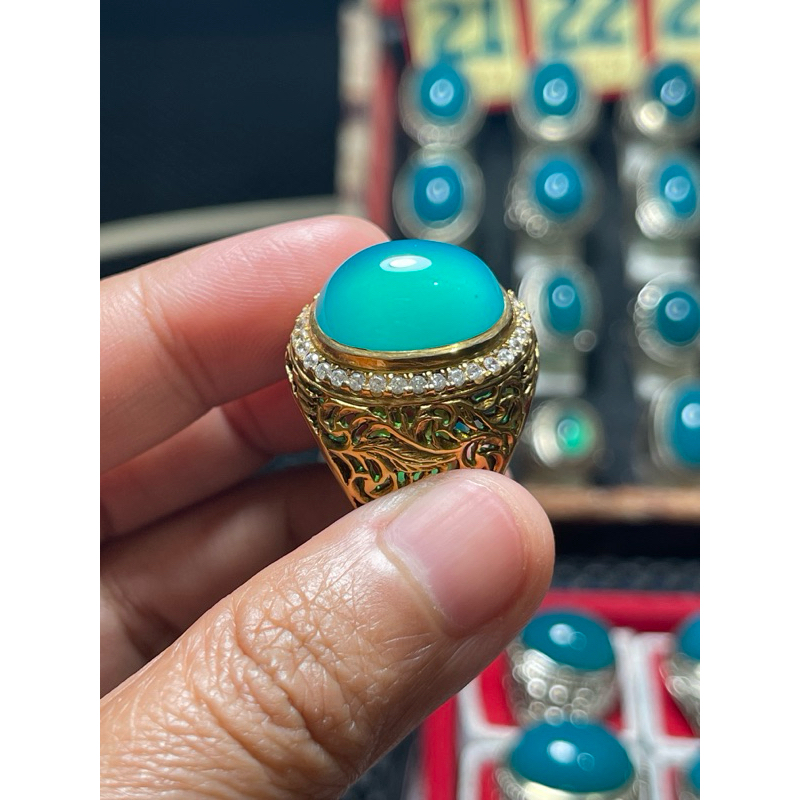 Bacan Giwang Melintir Ring perak