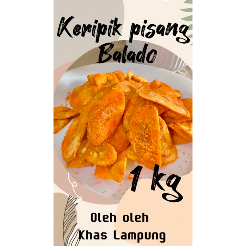 

Keripik Pisang Rasa Balado Kemasan 1 KG