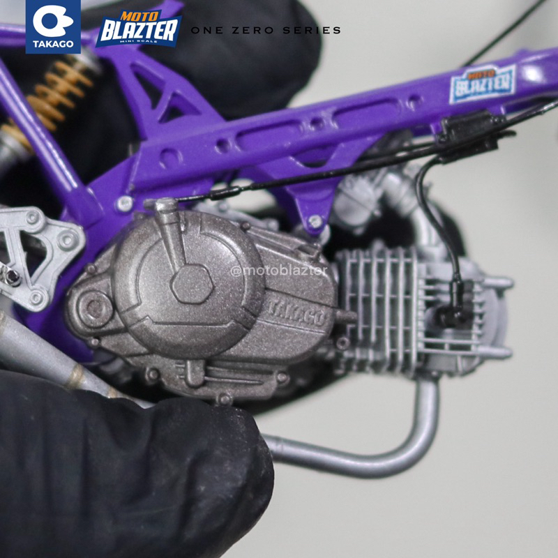 5TP Engine Mini Scale 1/12 By Motoblazter - Miniatur Mesin Motor Drag