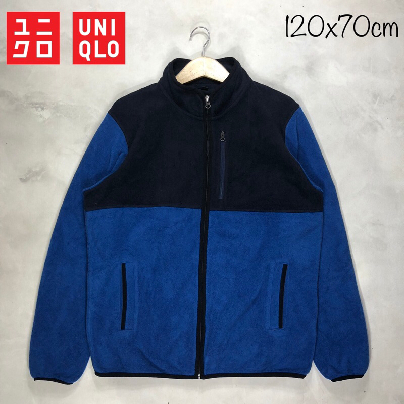 Hoodie Uniqlo second original / zip hoodie uniqlo flace second ori