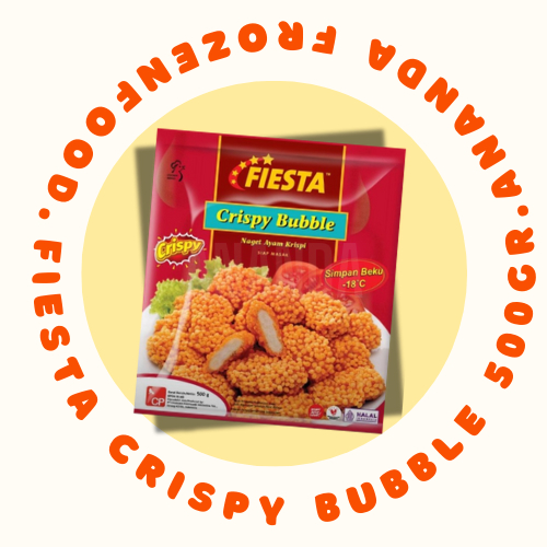 

nugget fiesta crispy bubble 500gr - Ananda frozen food