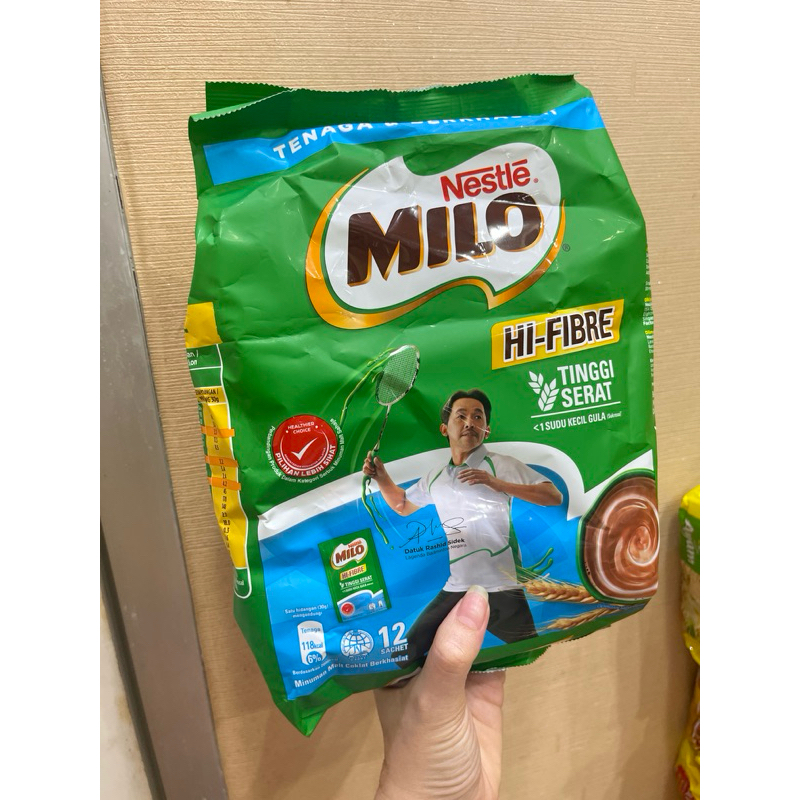 

MILO HI-FIBRE MALAYSIA 12sachet | josynstore_