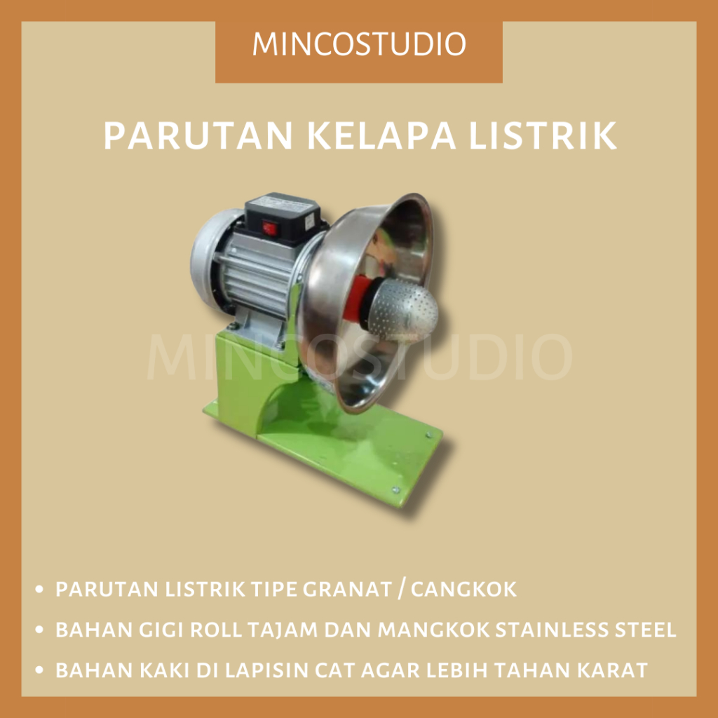 PARUTAN SERBAGUNA / PARUTAN LISTRIK SERBAGUNA / PARUTAN KELAPA LISTRIK / PARUTAN SERBAGUNA CANGKOK