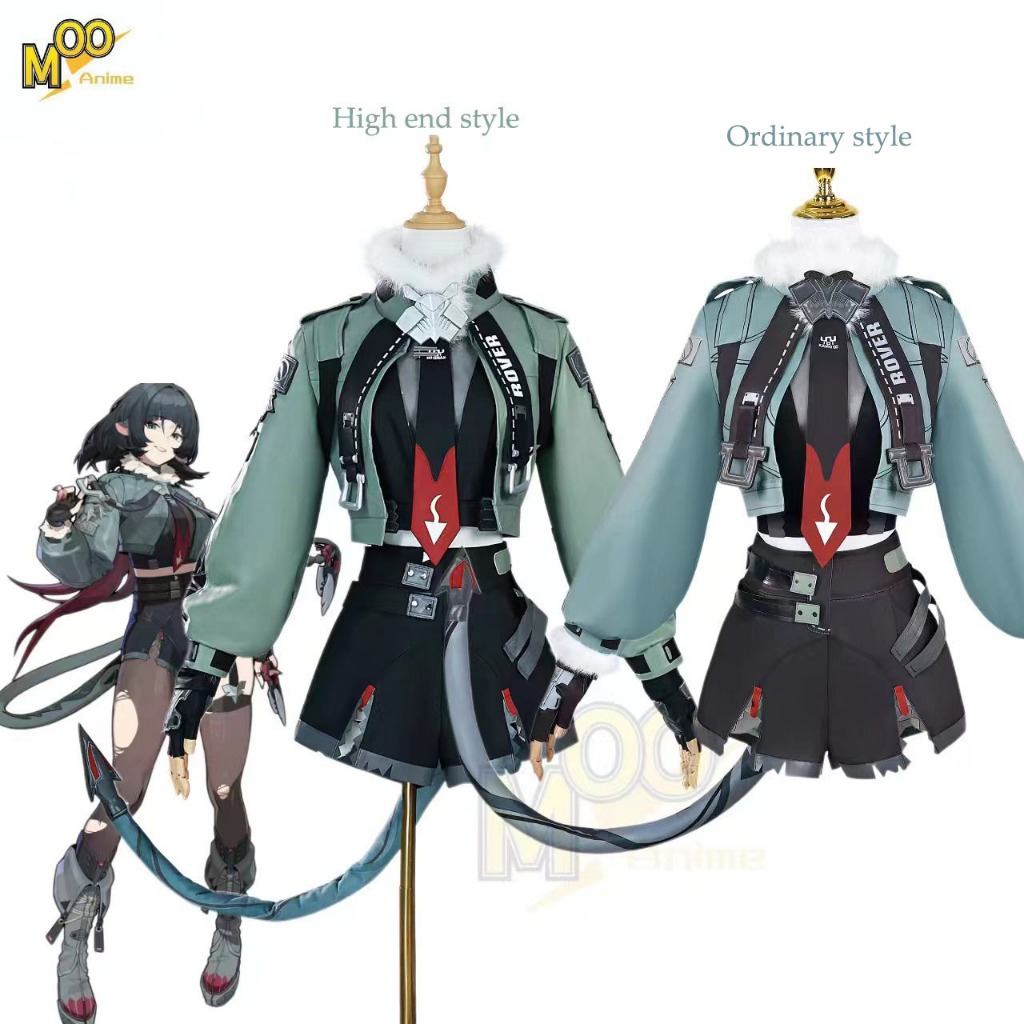 Zenless Zone Zero cosplay costume Jane Doe cosplay costume and wig and shoes Jane Doe Ordinary style
