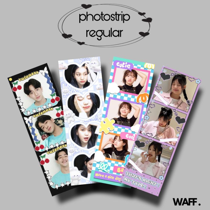 Cetak Foto Custom Photostrip Foto Strip Request