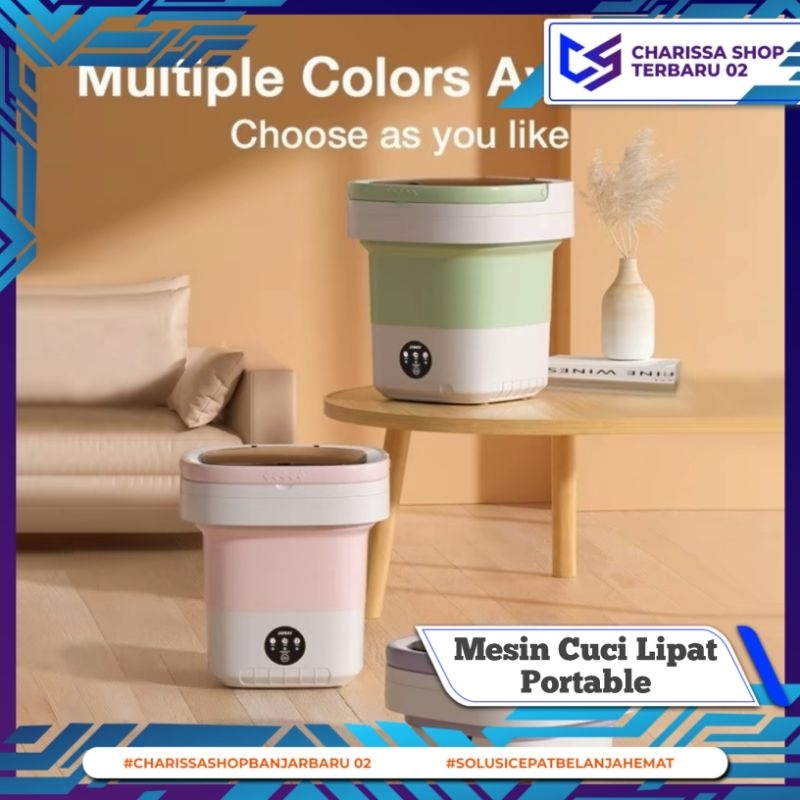Mesin Cuci Lipat Portable / Finito Mesin Cuci 12L Dan Pengering Pakaian Digital / Mesin Cuci Lipat