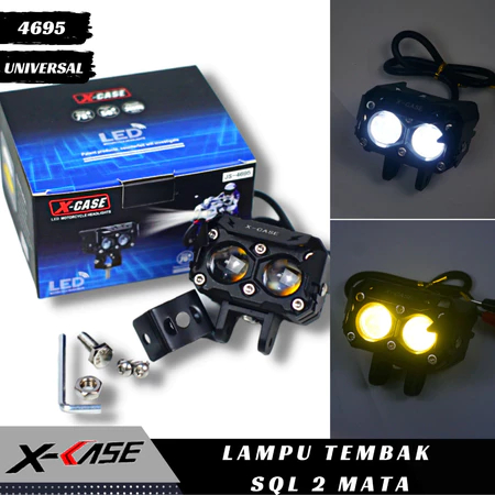Lampu Tembak Sorot SQL 2 Mata Led 40 Watt Lampu Sorot Foglamp Motor Mobil UNIVERSAL MOTOR