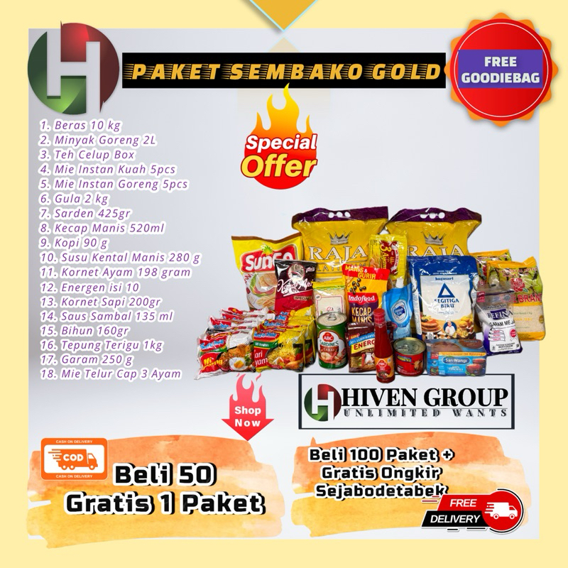 

PAKET SEMBAKO GOLD