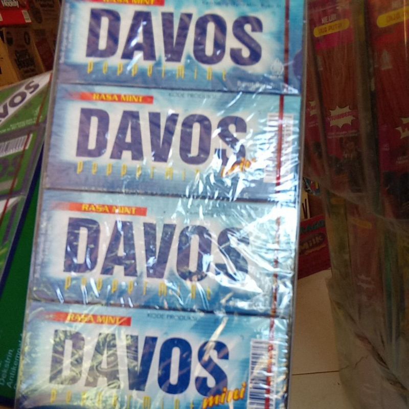 

permen rasa mint Davos isi 20 pak