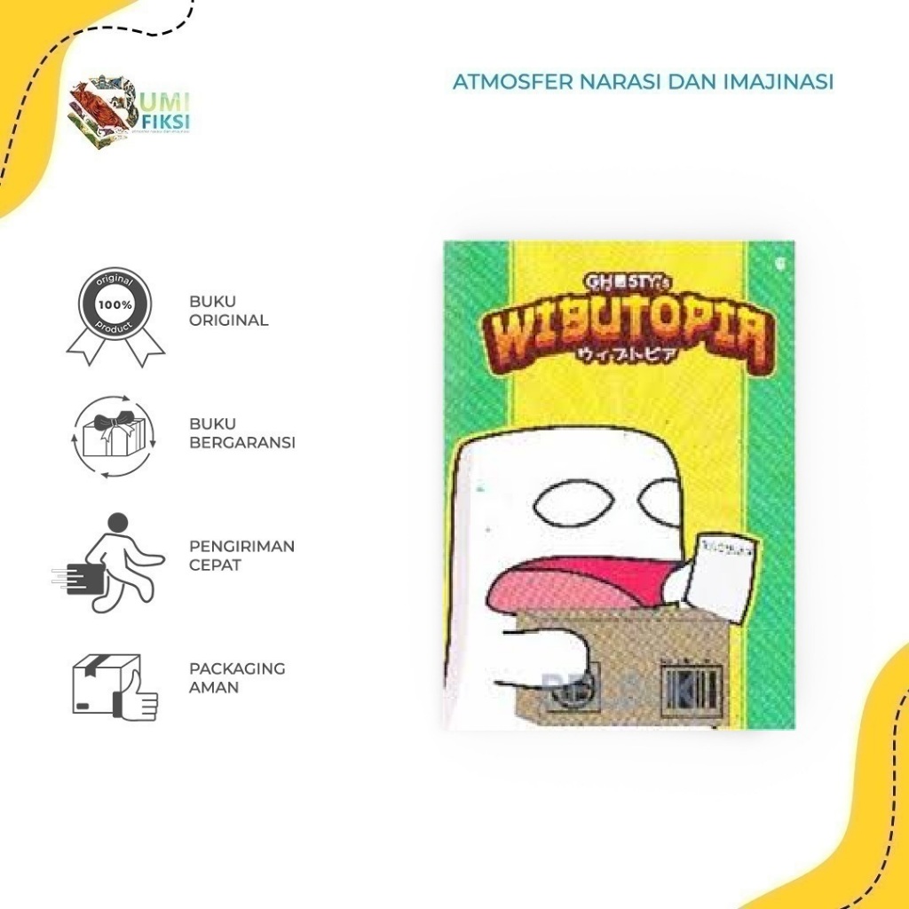 [ Promo ] Buku Komik  - Ghosty’s Wibutopia By Ghosty - Bumi Fiksi