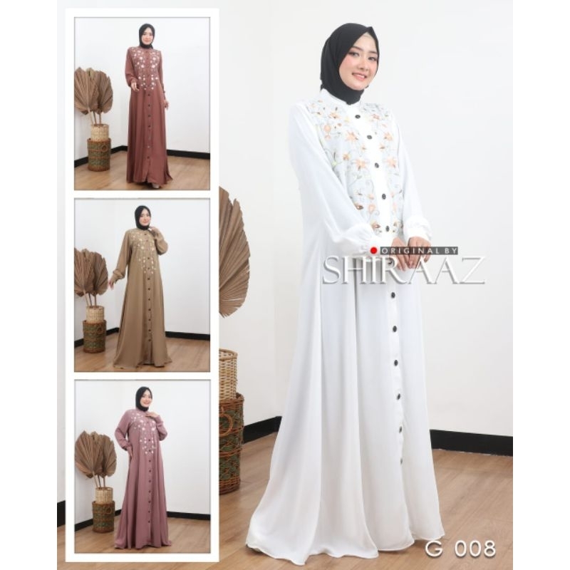 G 009 Dress shiraaz bordir manual inaya arabian