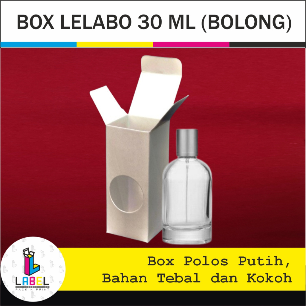 Dus Kemasan / Box Parfum Lelabo 30ml Bolong POLOS - Harga Grosir