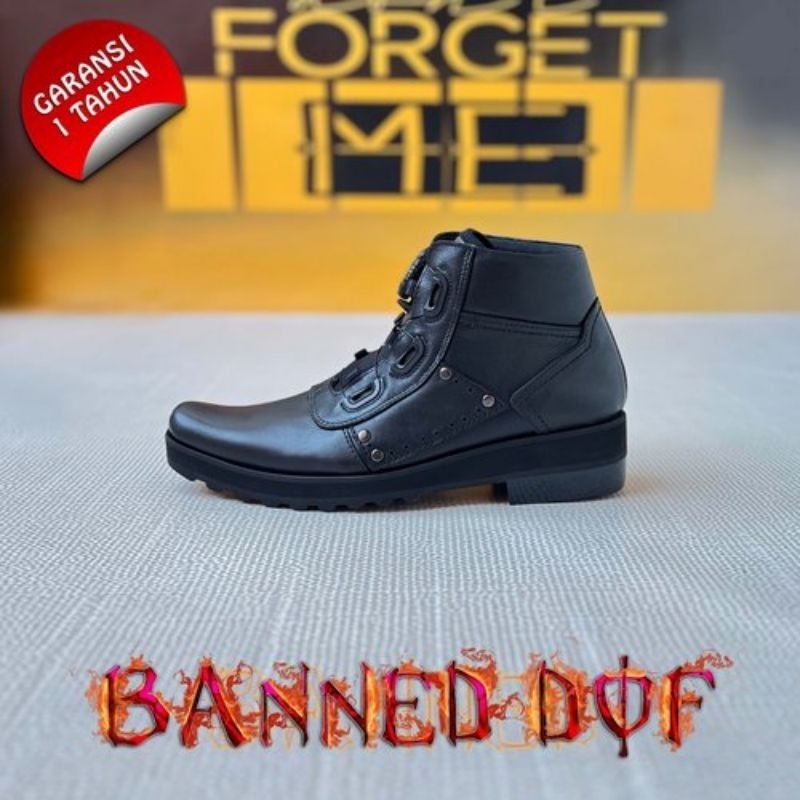 sepatu pdh pria merk p21 kulit asli model BANNED DOF