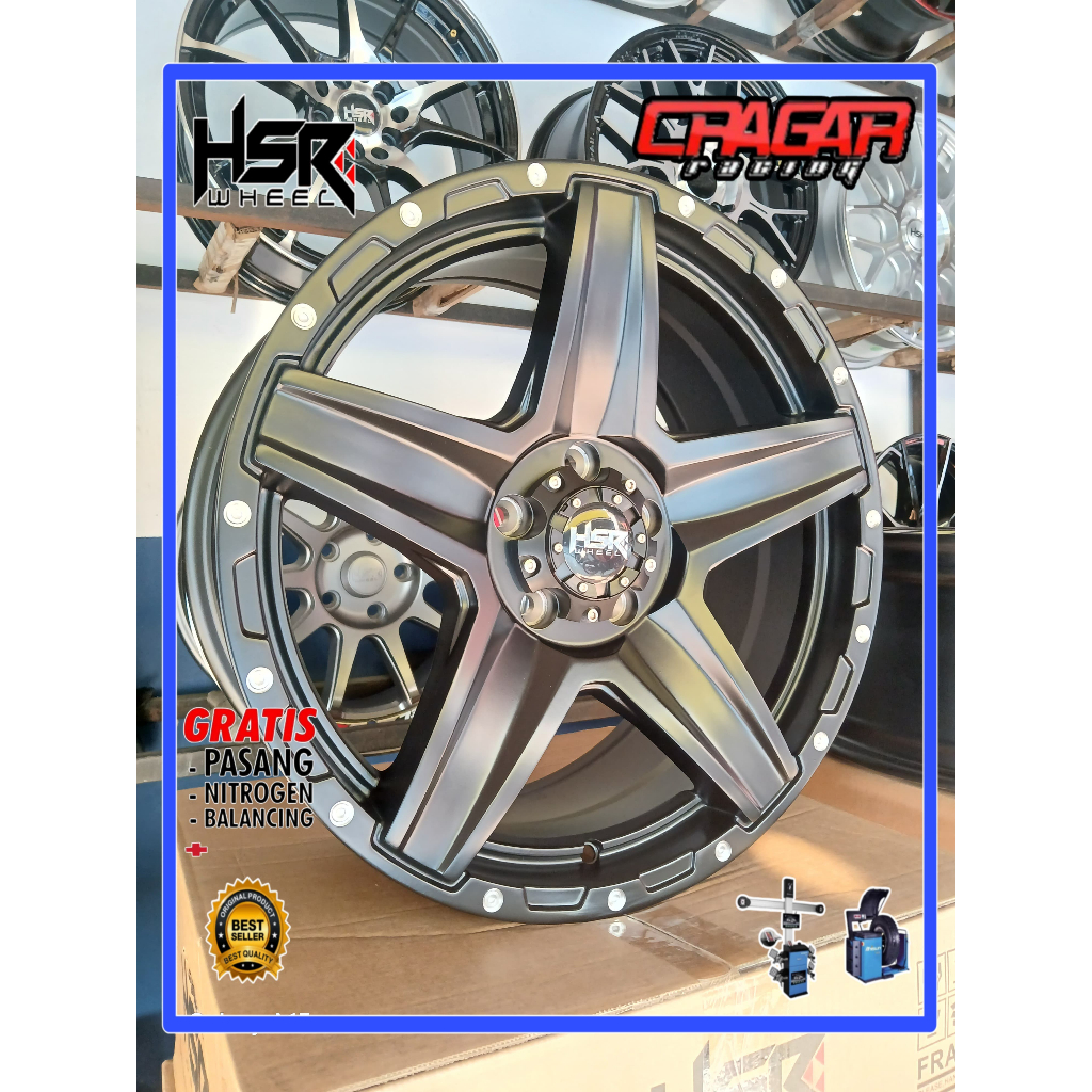 Velg Mobil HSR LANDMARK Ring 18 Hole 5 Buat Xpander Rush Terios Crv Santafe Innova Dll