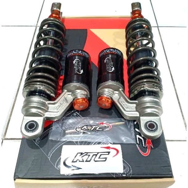 shock ktc racing extreme 350mm xmax 250cc / shockbreaker ktc tabung atas 350mm new xmax 250 connecte
