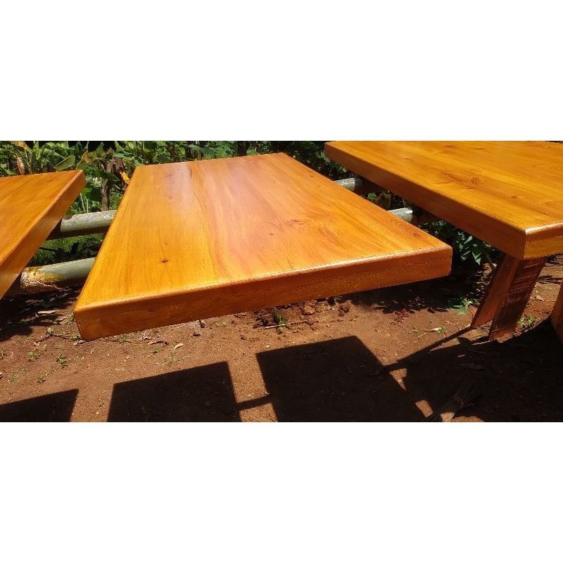 papan kayu daun meja top table full 150x75x6cm full