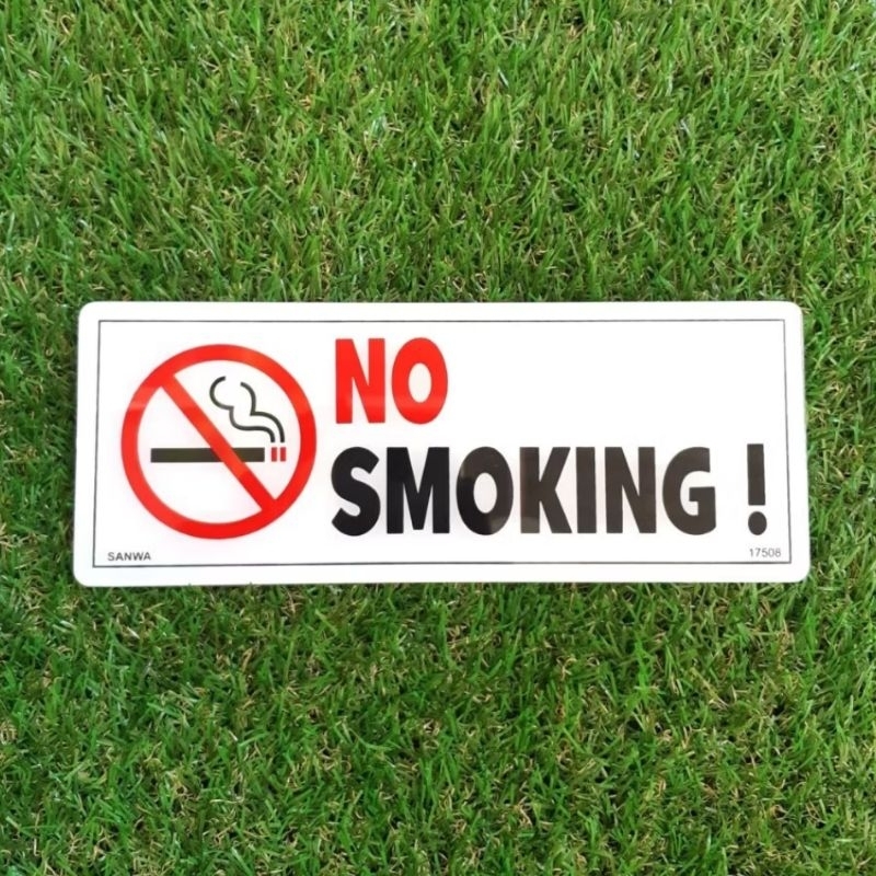 

SIGN BOARD ACRYLIC NO SMOKING AKRILIK PERINGATAN