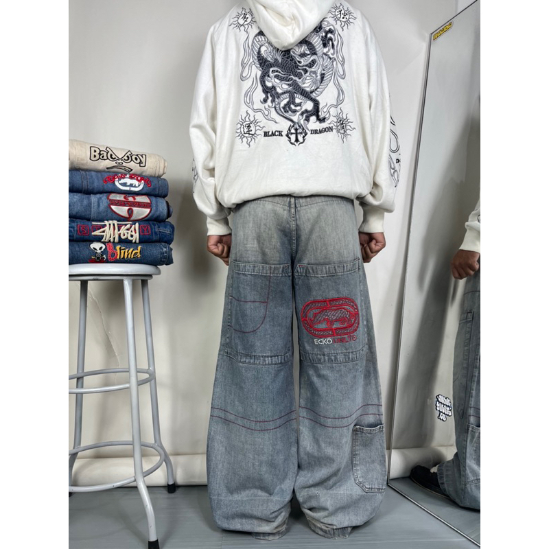 ECKO BIG POCKET  BAGGY Y2K PANTS JNCO WUTANG ALINEWORKSHOP