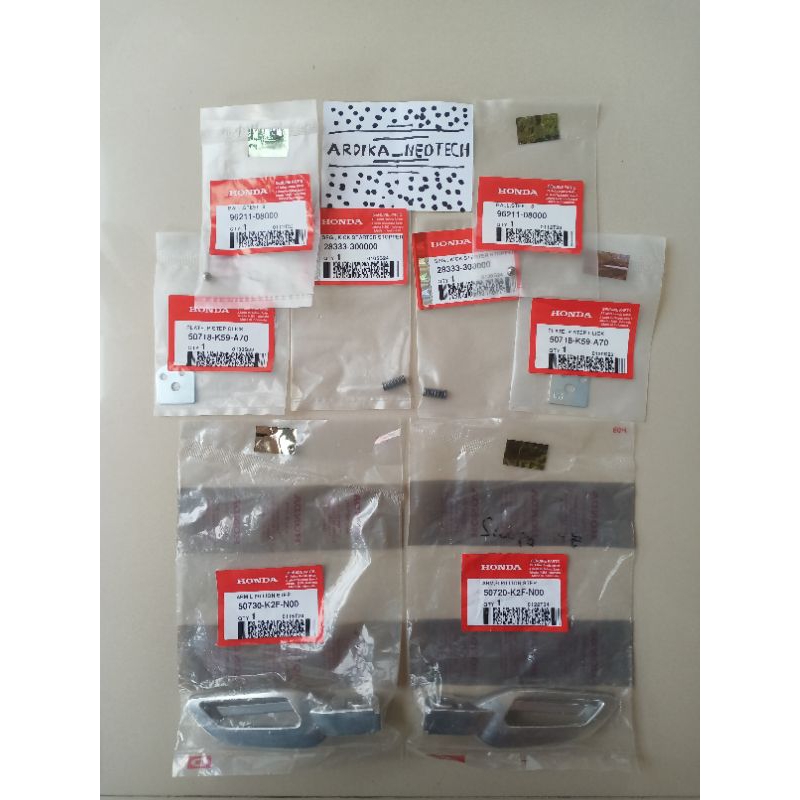 Footstep New Scoopy 2021-2024 Original Honda Fullset