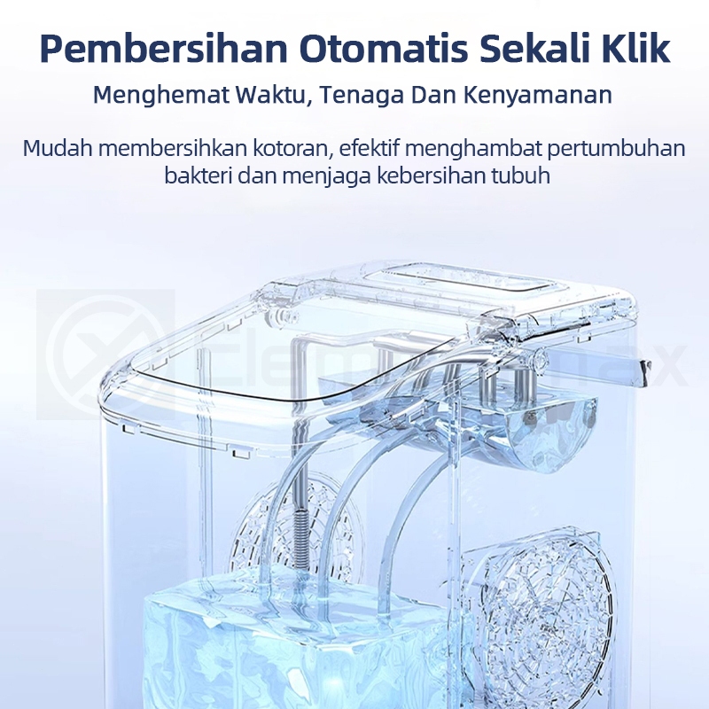Ay00 LENODI Mesin Pembuat Es, 1.6L Mesin Es Batu, Pembuatan Es Cepat, Pembersihan