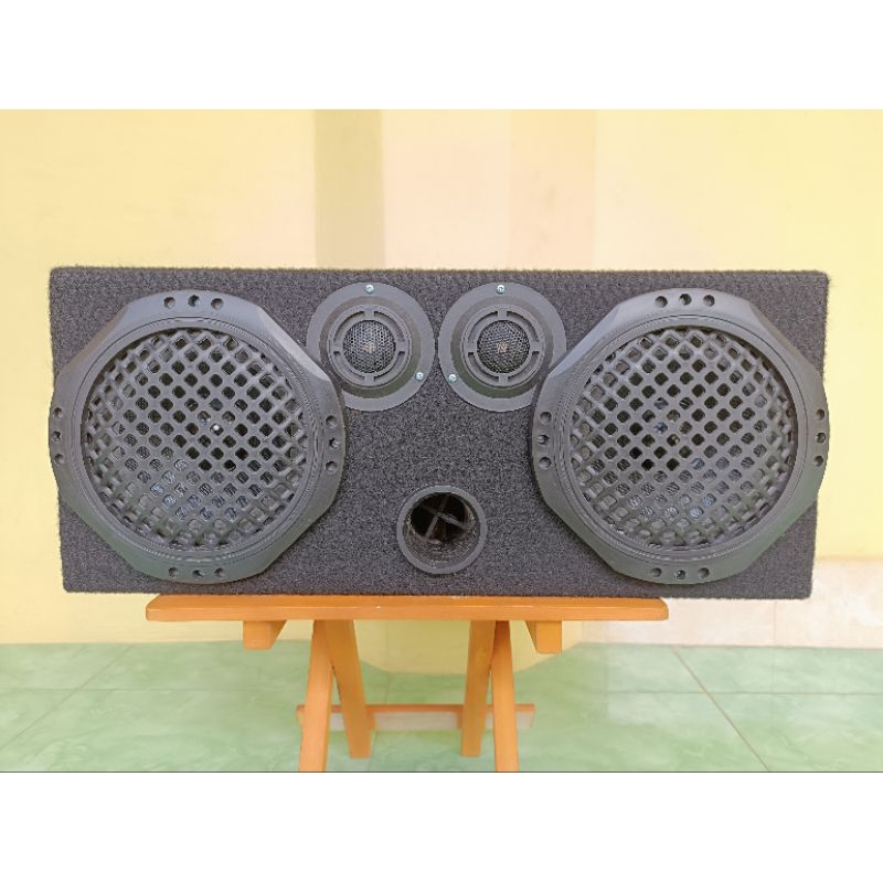 Speaker Pasif Double Speaker+tweeter