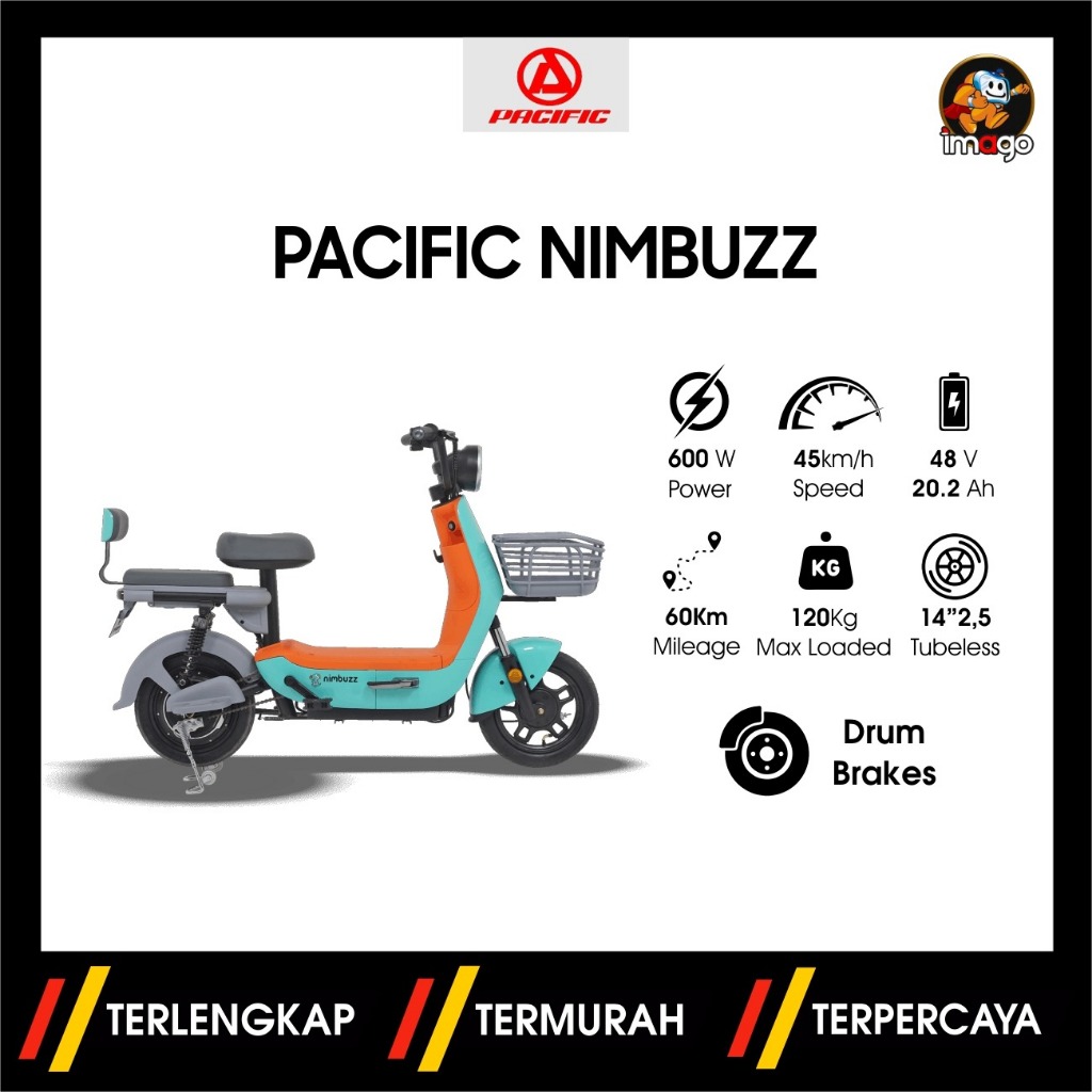 SEPEDA LISTRIK PASIFIC NIMBUZZ