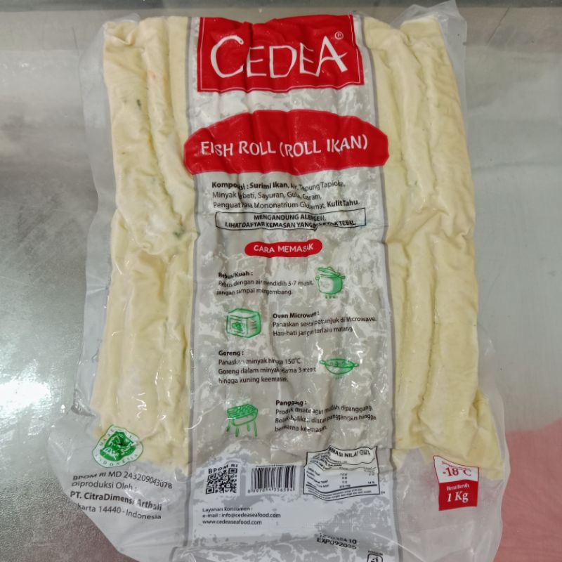 

CEDEA FISHROLL 1KG/500GR/250GR