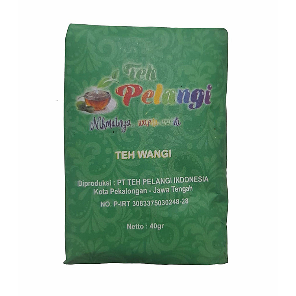 

teh tubruk pelangi hijau 40