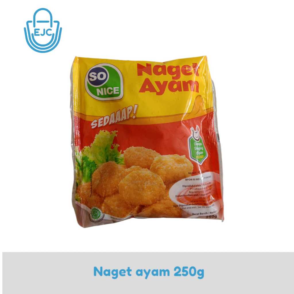 

NUGGET AYAM SEDAAAP SO NICE 250GR
