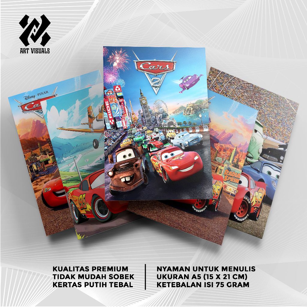 

Buku Tulis Custom Tema Cars McQueen Terlengkap Termurah Model Bebas Pilih Foto / Buku Tulis Sekolah / Buku Catatan
