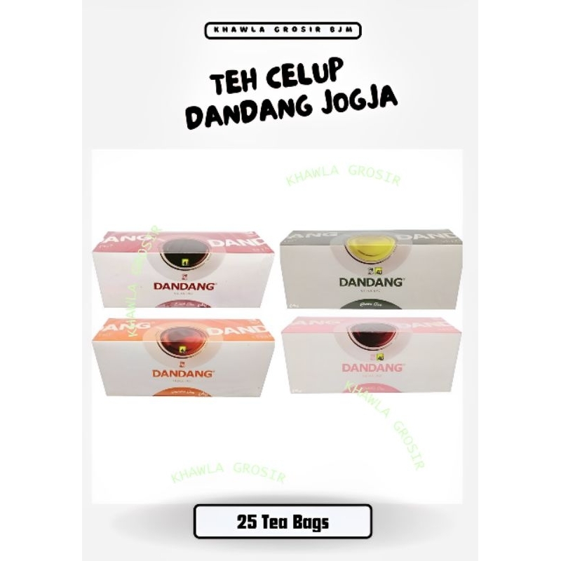 

KALSEL DANDANG TEH CELUP JOGJA GREEN JASMINE VANILA BLACK 25 TEA BAGS