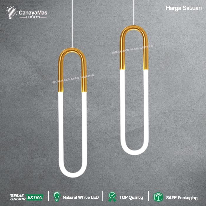 Lampu Hias Gantung Dapur / Bar / Ruang Makan / Bedside / Dll | Minimalist Modern Nordic Gold FULLSET