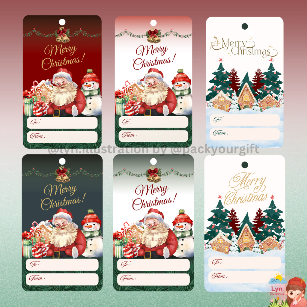 

Hang Tag Natal | Kartu Hampers Natal | Kartu Natal | Kartu Ucapan Natal | Hang Tag Card Natal