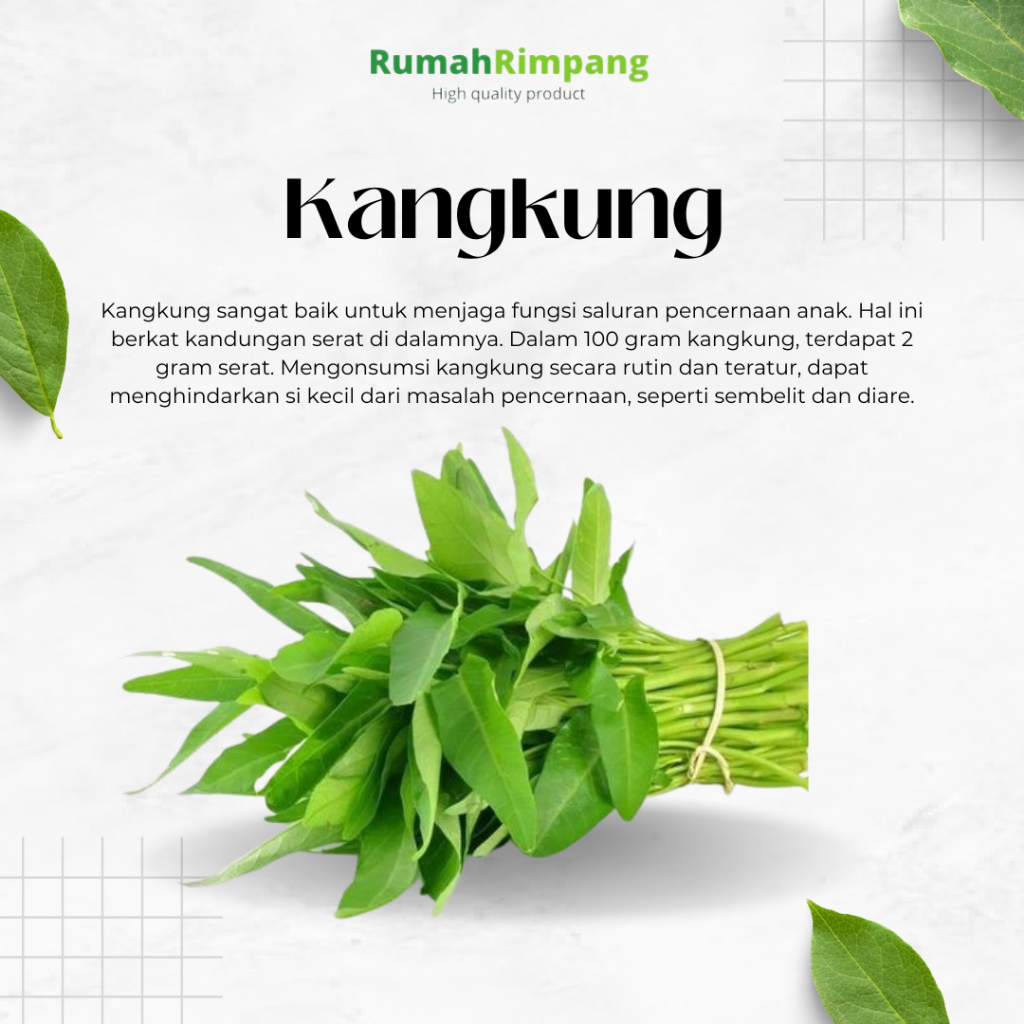 

[BISA INSTAN] JUAL SAYUR KANGKUNG - KEMASAN 1 IKAT