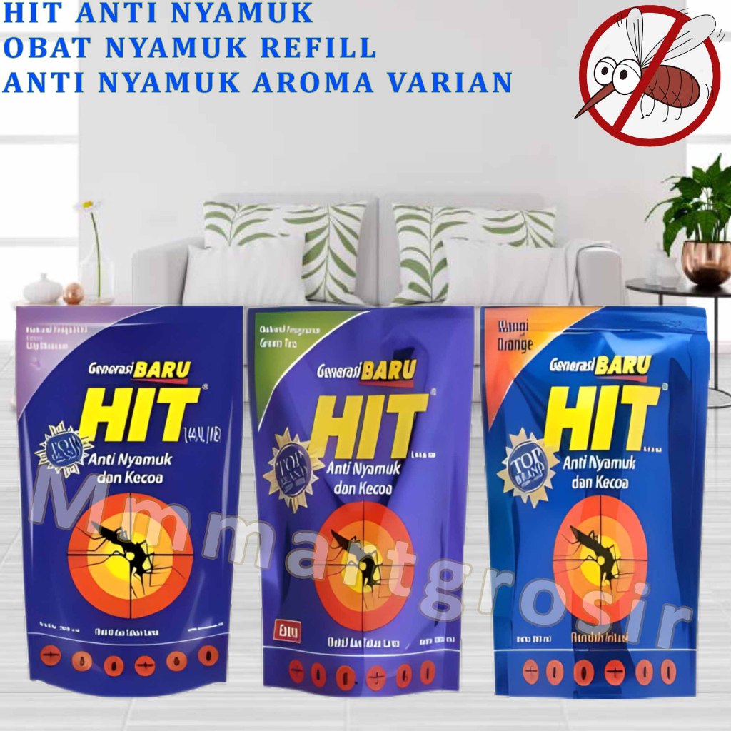 Hit Anti Nyamuk / Obat Nyamuk Refill / Obat Anti Nyamuk Aroma Varian / 360ml