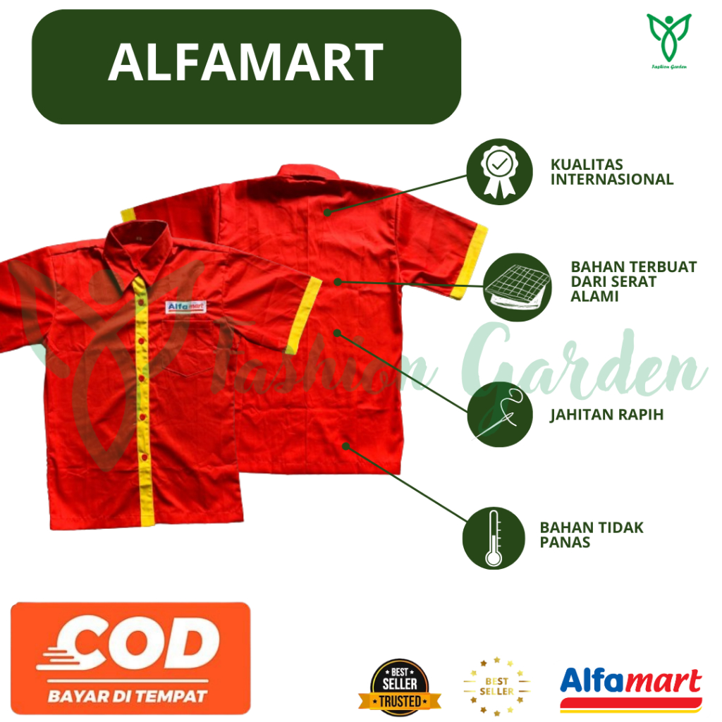 Baju Seragam Alfamart Wanita || Baju Kerja Alfamart ||  Seragam Alfamart || Baju Kerja Wanita ||