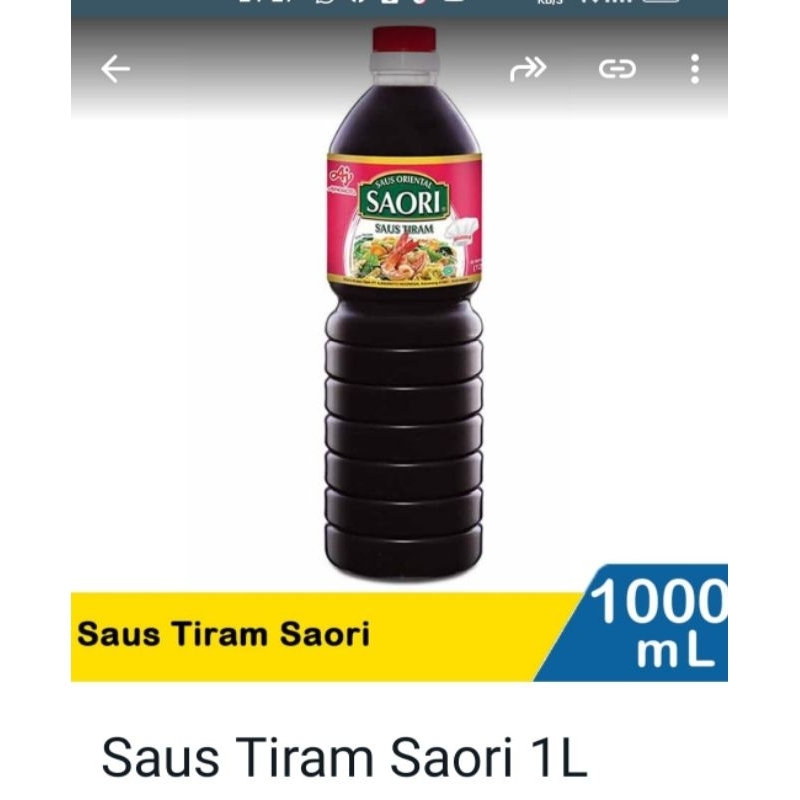

Saori Saus Tiram 1 liter